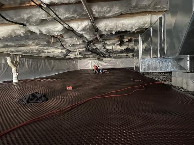 Drainage matting installation