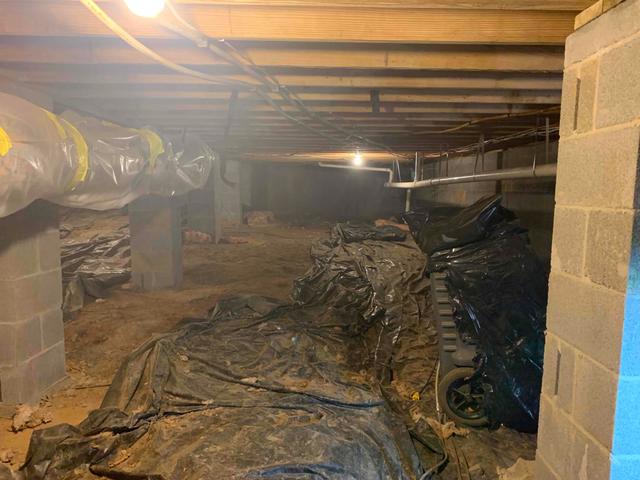 Exposed Dirt Flooring