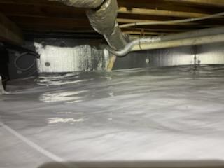 Foam Board Insulation in The Crawl Space