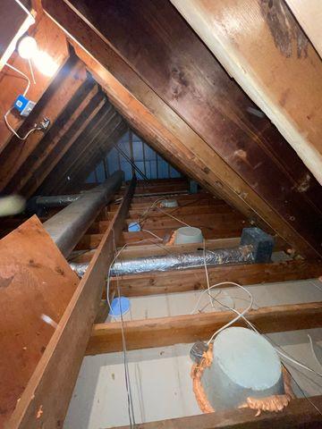 Attic in progress