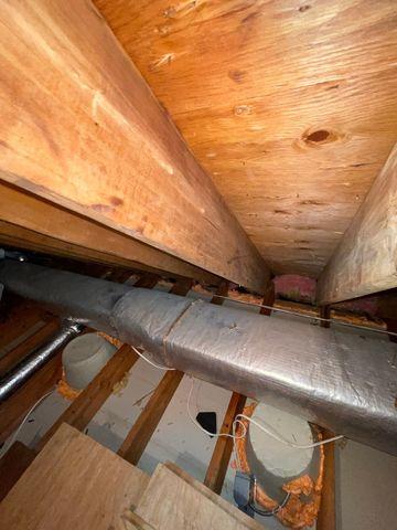 Attic in progress