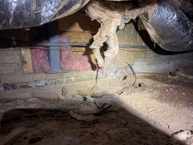 Dirty old insulation is evidence that poor quality air was moving through the space.  Insulation can act as a filter and collect allergens and other particles floating around.