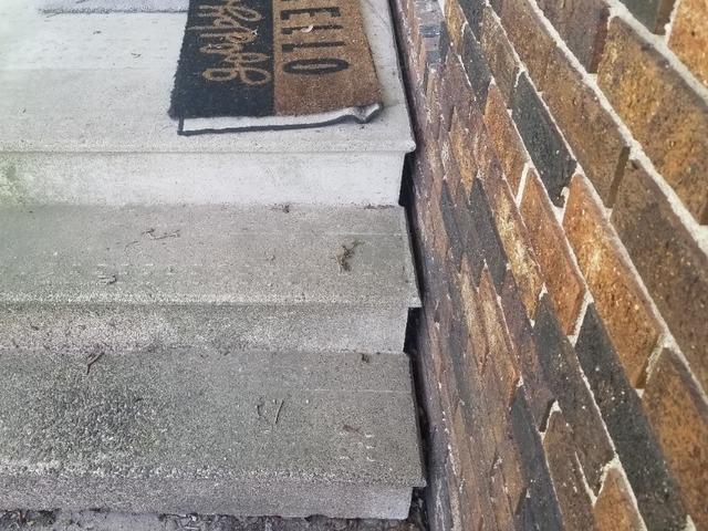 Concrete Steps Detach From House