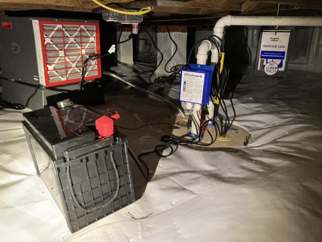 Dehumidifier and Sump Pump Working in Tandem
