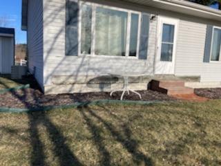 Before the treated deck