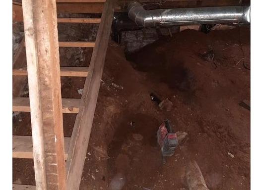 Digging hole for base