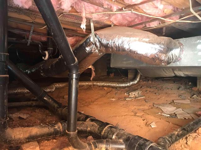 Exposed Dirt Crawl Space