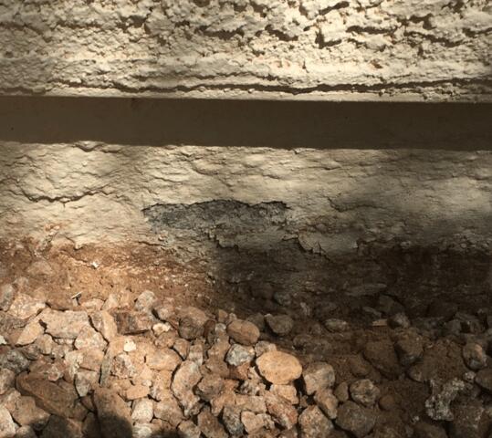 Flaking Paint In Stem Wall