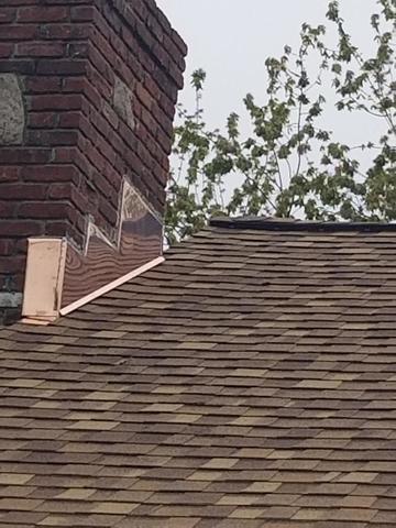 Copper Chimney Flashing