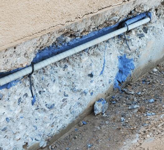 Stem Wall Repair Process: Preventing Rust Production