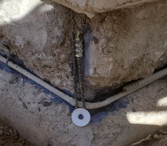 Stem Wall Repair System: Tie-down Straps Replacement