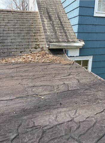 Before Picture Of Port Jervis Roof