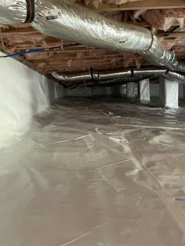 Completed Crawlspace Encapsulation