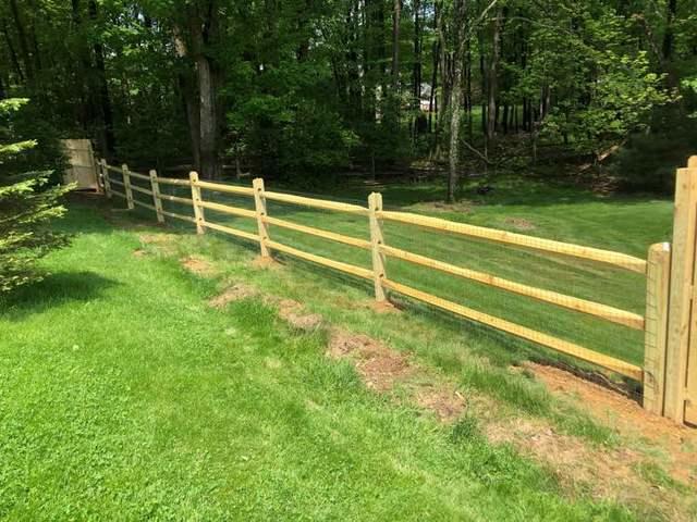 3 Rail Split Rail with wire and a 6' double gate / (b) 6' Privacy / (c) 6' Shadowbox with a 5' double gate Natural Pressure Treated Wood Fence.