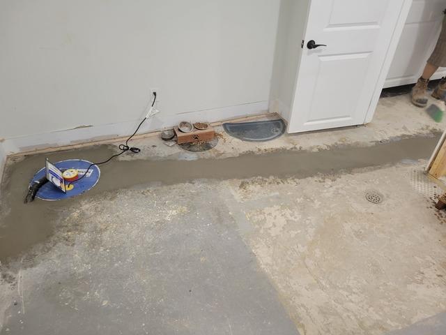 Installed Sump