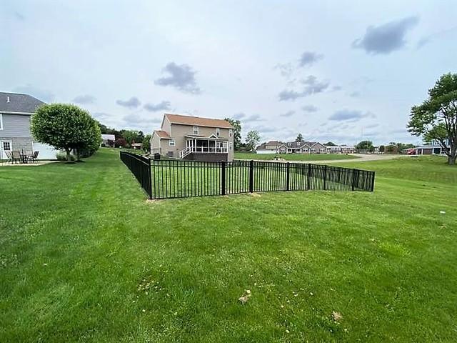 Black 48" Classic, Commercial Grade, Flush Bottom, Aluminum Fence.