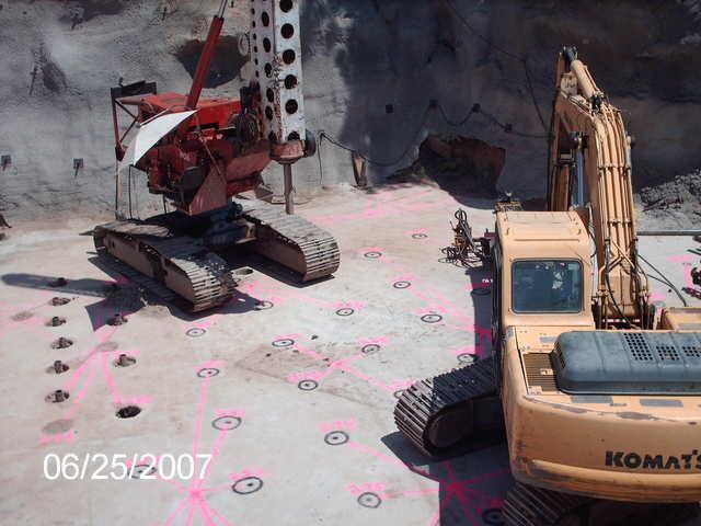 Core Drilling Holes for helical Piers  Truckee Ca,  96160