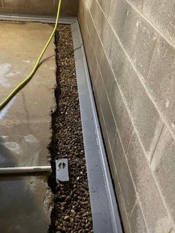 Basement Drain Channels