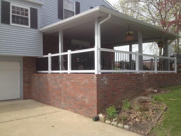 Rear Patio Railing