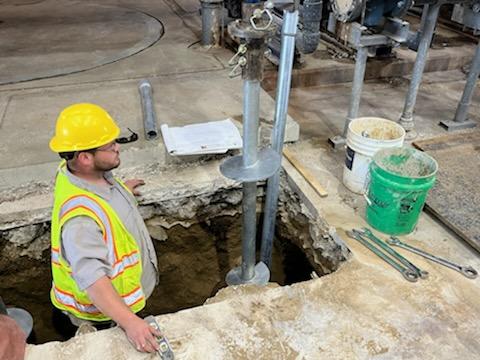 Helical Pier Installation