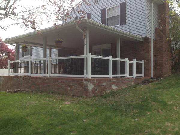 Rear Patio Railing