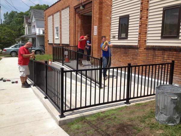 Black Aluminum Railing
