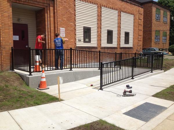Black Aluminum Railing