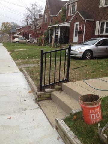 Front Steps Railing
