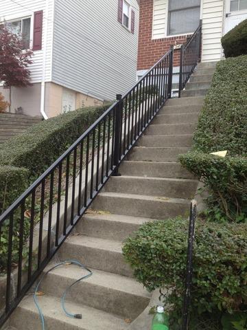 Front Steps Railing