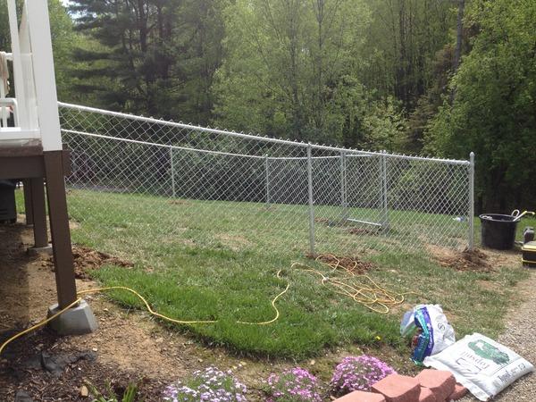 Chain Link Dog Run