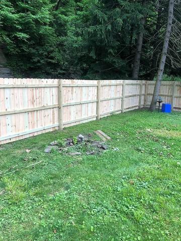 6' Privacy Natural Pressure Treated Wood Fence /  (2) 4' gates