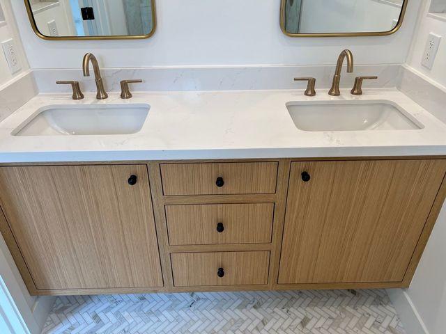 Remodel bathroom sinks