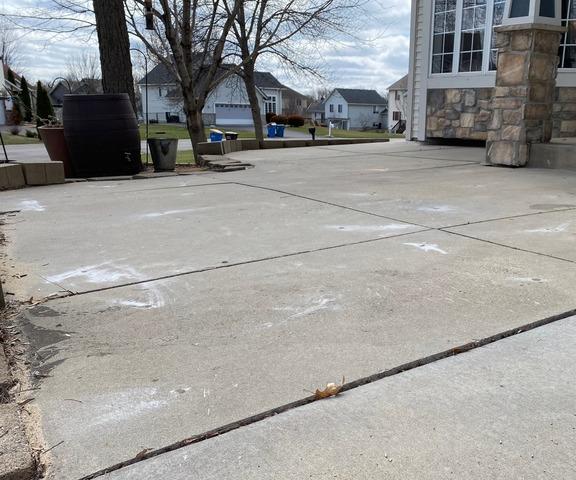 Leveled Concrete Patio