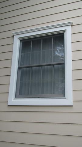 Cellular PVC window frames and crowns