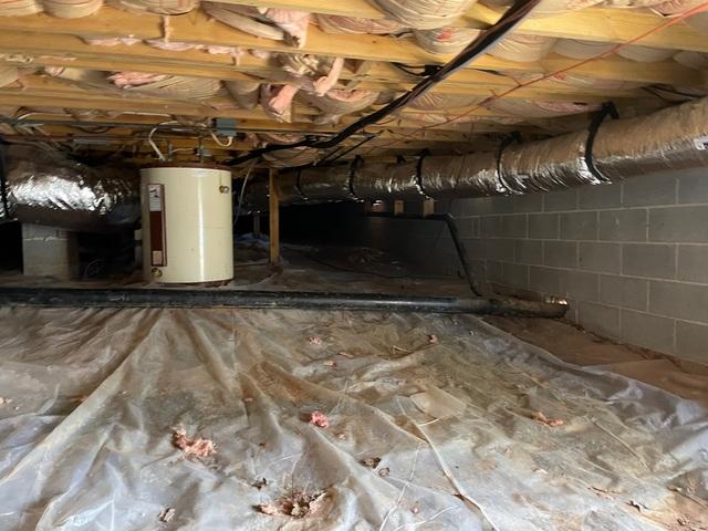 Exposed Crawl Space