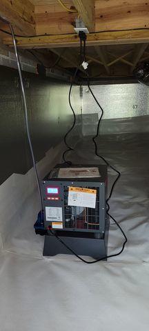 Crawl Space Dehumidifying