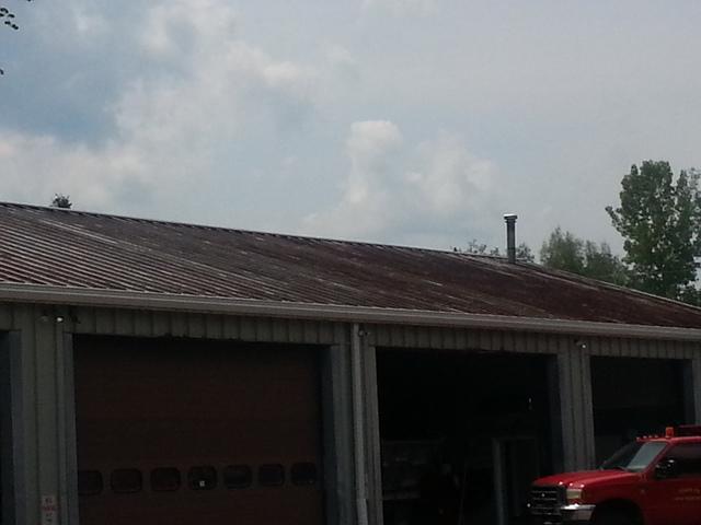 Large amounts or rust and detoriation