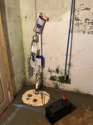 Sump Pump and Back-up Battery