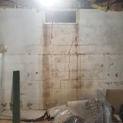 As you can see, the basement is not sealed from humidity or water seepage.