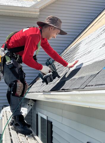 Klaus Crew Putting the Shingles On the Right Way