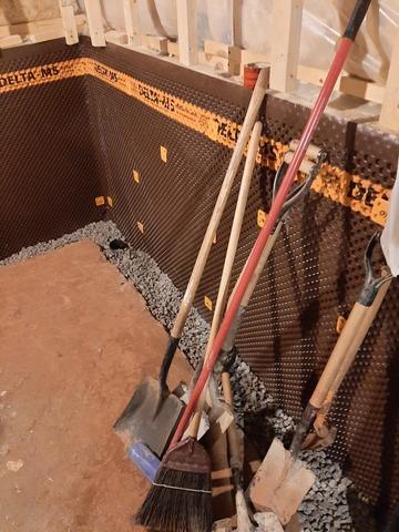 Trench is opened up