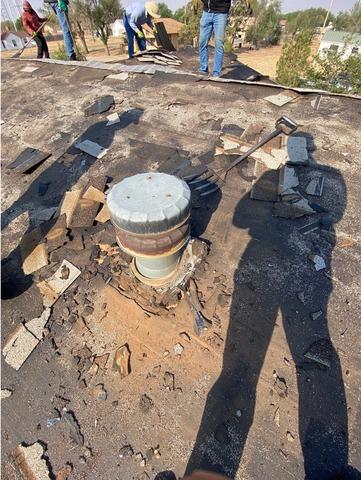 Exposed Gas Exhaust Vent