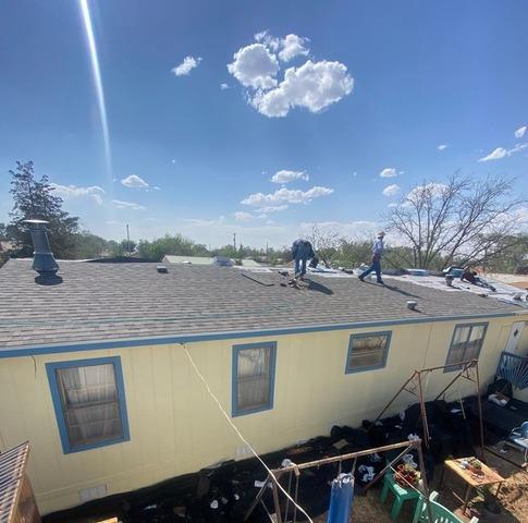 Full Roof Replacement in Progress