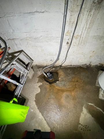Sump Pump Before