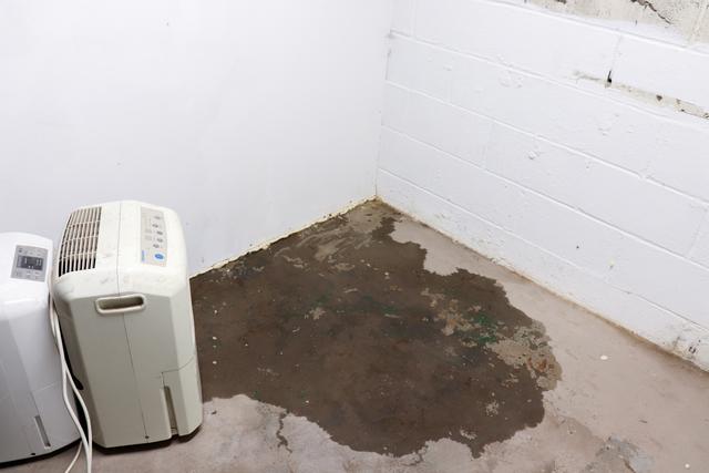 Water Leaking onto the Basement Floor