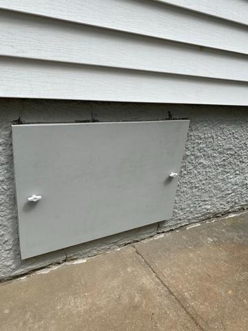 Our crawl space vent cover will completely seal the crawl space from the outdoor elements.