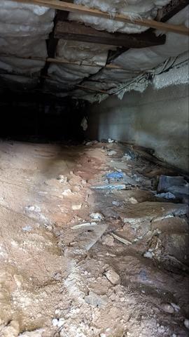 A dirty crawl space can cause many negative effects such as mold growth, musty smells, and rotting wood.