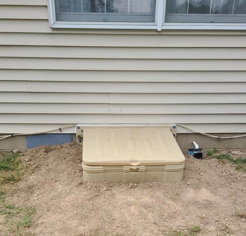 Crawl Space Entrance After