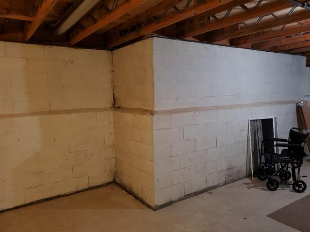 As you can see, the basement is not protected from water intrusion which could cause rotting wood, musty smells, and mold growth.