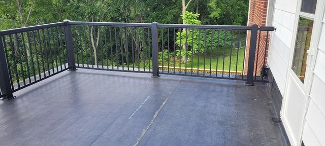 The flat roof project is completed